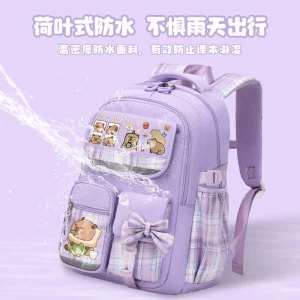 Kapibara 2024 School Season Backpack Featuring 33 Organized Compartments for Students