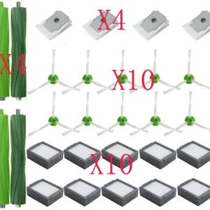 For iRobot Roomba e5 e6 i1 i2 i3 i4 i5 i6 i7 i8 j5 j6 j7 j8 and all Plus i e j Series Vacuum Cleaner HEPA Filters Main Brushes