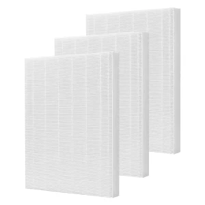 Winix C545 True HEPA Air Purifier Filter S Replacement, 3 Pack, Captures 99.97% of Airborne Particles as Small as 0.3 Microns, Easy to Install