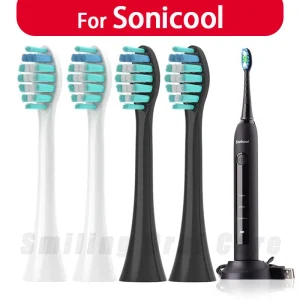 High-Quality Replacement Toothbrush Head for Sonicool Electric Toothbrush 051B with Soft DuPont Bristles