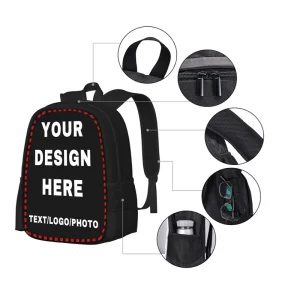 Unique Gift for Children, Personalized Dead-Pool School Backpack with 3D Printing Technology, Wholesale Available