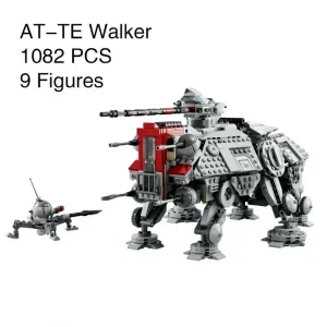 2024 Star Wars At-te Model Building Kit with Self-Locking Bricks Compatible with Lego for Children and Adults Alike