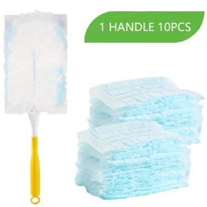 10 Count Disposable Duster Refills Compatible with Swiffer Duster