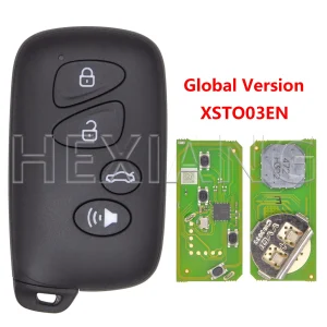 Xhorse XM38 Universal Car Smart Key Blank Global Version Compatible with Toyota Chevrolet XSTO01EN XSTO20EN XSTO03EN XSCL01EN Chips for Professional Locksmith Programming