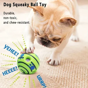 Interactive Dog Toy with Giggle Sounds for Pet Fun and Exercise