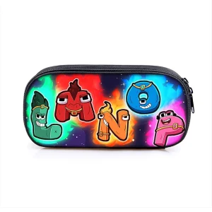 Kawaii Anime Alphabet Lore Pencil CaseBack to School Student Supply for Kids