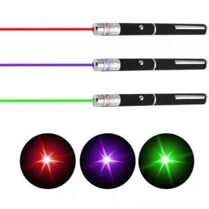 Funny Animal Themed Laser Pointer Pen with Red, Purple, and Green Lights for Camping and Hunting Adventures