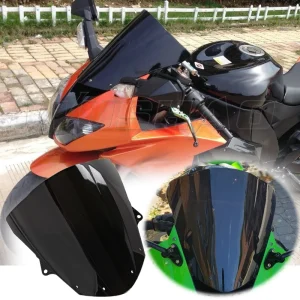 ZX6R Motorcycle Windshield For Kawasaki Ninja ZX-6R 636 ZX 6R ZX636 2009 -2022 2023 2024 Windscreen Double Bubble Wind Deflector