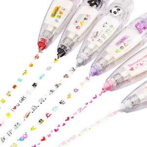 Japanese Style Kawaii Correction Tape for Scrapbooking, Journaling and Creative DIY Projects for Teen Girls