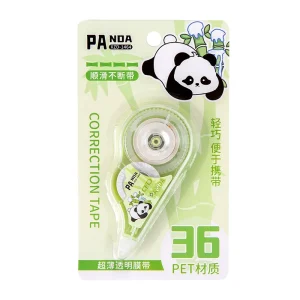 Kawaii Panda Correction Tape Dispenser for Easy Mistake Correction and Error Fixing