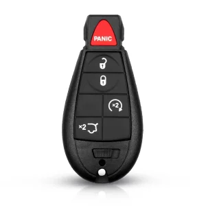 KEYYOU 3/4/5/6 Buttons Smart Remote Key Fob Shell Case Replacement For Chrysler Town & Country Dodge Caravan Journey