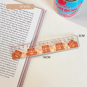 1~5PCS Cute Ruler Student 15 Cm Accurate Fashionable Convenient Novelty Back To School Items Cute Student Stationery