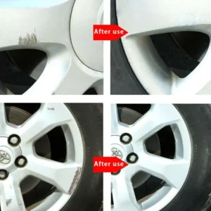 12ML Aluminum Alloy Wheel Hub Renovation Paint Brush Wheel Paint Wheel Hub Spray Scratch Automobile Hub Repair Pen Silver