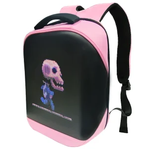 Waterproof LED Display Backpack with BLUETH Technology for Dynamic Text and Image Display