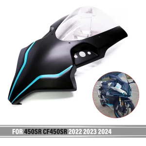 2022 2023 2024 CF450SR Motorcycle Windshield Windscreen Deflector Protector Shield Wind Screen Protector Splicing Style Increase Visiblity