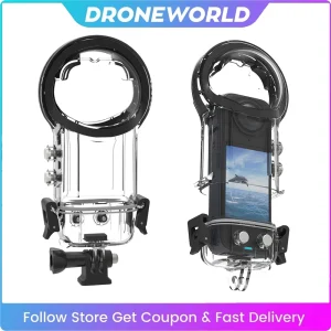 Insta360 X4 Underwater Case 40M Waterproof Dive Housing for 360 Degree Full Protection Accessories