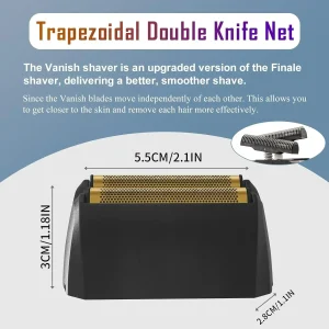 Wahl 5 Star Series Vanish Shaver 8173-700 Compatible Replacement Heads for Faster, Smoother Shaves