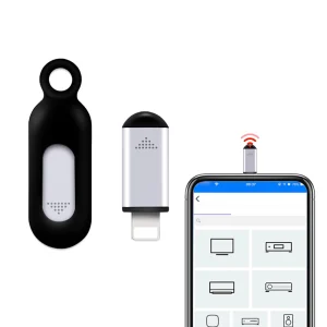 iOS Smartphone IR Transmitter Mini Remote Controller Replacement with Plug and Play Functionality