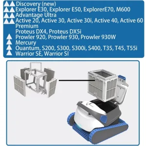 Ultra-Fine Filter Replacement Panels for Dolphin Robotic Pool Cleaners Part# 9991467-R4