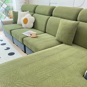 Splash-proof jacquard sofa cover, high elasticity, anti dirt sofa cushion cover, anti cat scratch sofa cover