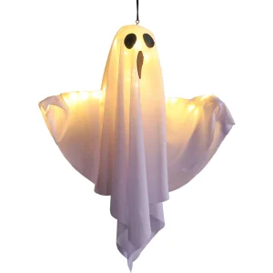 Unique Hanging Ghost Decor for DIY Halloween Themed Home, Garden or Yard Decoration and Costume Party