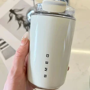 Insulated Stainless Steel Travel Thermos Mug with Double Walled Vacuum for Hot Coffee and Cold Water