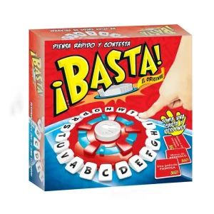 Spanish Basta Quick Thinking Word Pressing Board Game – English Edition Tapple Games for Family Game Night with Timer