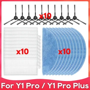 YEEDI Y1 Pro Plus / Y1 Pro Replacement Robot Vacuum Cleaner Mop HEPA Filter Side Brush Accessory Kit