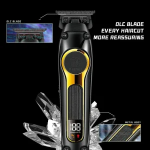 Kemei KM-2351 Cordless Electric Hair Clipper with DLC Blade for Men’s Barber Professional Trimming