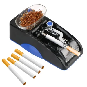 Portable Electric Automatic Cigarette Maker Injector Rolling Machine UK EU US Plug DIY Tool with Stainless Steel Roller