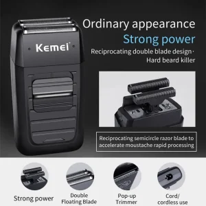 Kemei KM-2296 KM-2299 KM-1102 Hair Clipper Kit Men’s Electric Shaver Hair Trimmer Machine Professional Hair Cutting Machine