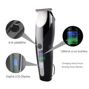 ZP-687 Electric Hair Trimmer Clipper for Men and Women Rechargeable with Li-ion Battery Travel Barbering Kit