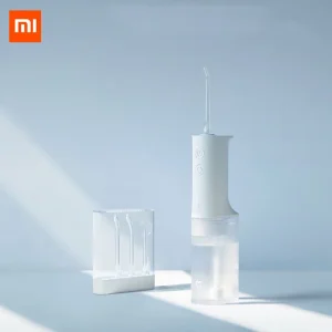 Portable Dental Water Flosser with 4 Professional Nozzles and USB Rechargeable Design for Deep Teeth Cleaning from Xiaomi Mijia