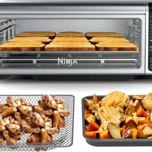 Maximize Your Kitchen Space with Ninja 8-in-1 Digital Air Fryer Oven with Advanced Cooking Functions