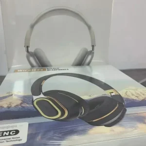 White/Black Real ANC Wireless Headphones with Big Power 15D Super Bass Speaker, Light Sensor and Pop Up Window Pairing