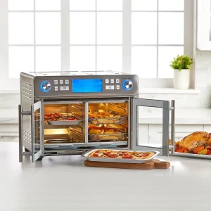 10-in-1 Convection Oven Air Fryer with Dual Zones and Customizable Presets for Perfectly Cooked Meals