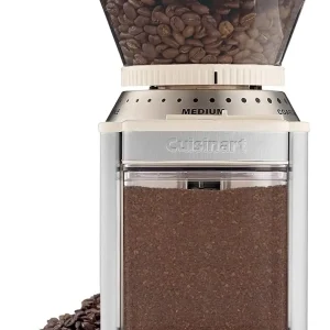 CUISINART Coffee Grinder, Electric Burr One-Touch Automatic Grinder with18-Position Grind Selector, Stainless Steel, DBM-8P1