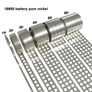 18650 Battery 1P 2P 3P 4P 5P 6P Nickel Strip with 19mm Cell Spacing Pure Nickel Belt for Integrated Battery Holder