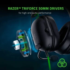 Best Razer BlackShark V2 X Esports Headset with Hyperclear Cardioid Mic and Razer Triforce 50 mm Drivers