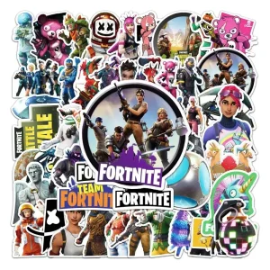 Fortnite Game Character Graffiti Decals Waterproof Sticker Packs for Stationery Travel Luggage School Desk Water Bottles