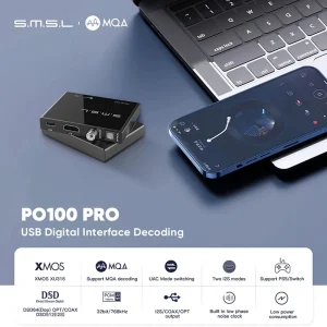 USB MQA Decoding DAC for PS5 and Switch Consoles with Optical Coaxial DSD512 Support and 32bit 768Khz Resolution