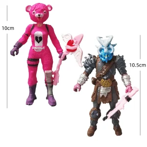 Official Licensed 10cm Fortnite Anime Style PVC Action Figure Model Toy Collectible Birthday Gift For Kids Adults