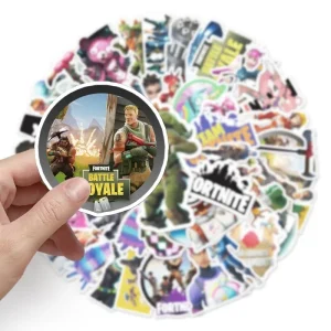 Fortnite Game Character Graffiti Decals Waterproof Sticker Packs for Stationery Travel Luggage School Desk Water Bottles