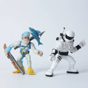 Fortnite Figures 5 Pack with Accessories, Includes Peely, Skull Trooper, Fishstick, Blackheart and More