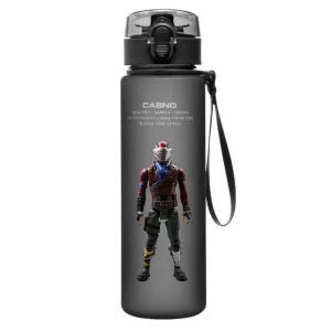 Fortnite Theme Insulated Camping Travel Water Bottle LeakProof PC Plastic Outdoor Sports Gift 560ml