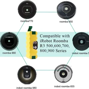 High Capacity 12800mAh 14.4V Rechargeable Battery for iRobot Roomba 500 600 700 800 900 Pet Series Li-ion Vacuum Cleaner Batteries