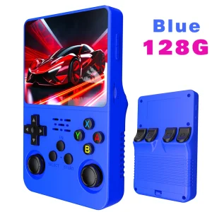 Linux Portable Pocket Video Game Console with 3.5 Inch IPS Screen and 64GB 128GB Storage for Retro Gaming