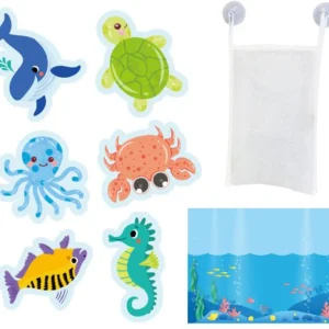 Baby Bath Toys Funny Foam Animals Cognitive Floating Toy Children Bathroom Stickers Kids Bath Play Water Bathtub Toys for Babies