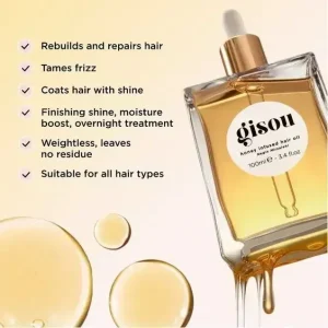 Intensive Honey Hair Conditioner Oil for Dry Restless Hair with Long Lasting Fragrance Retention