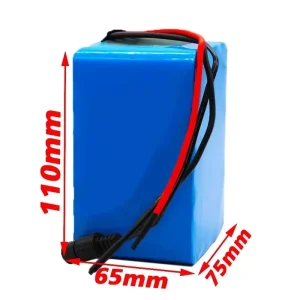 40000mAh 24V 40Ah Electric Bike Battery, Dolidada 6s4p 18650 Lithium Ion Battery Pack with 16.5-25.2V Output